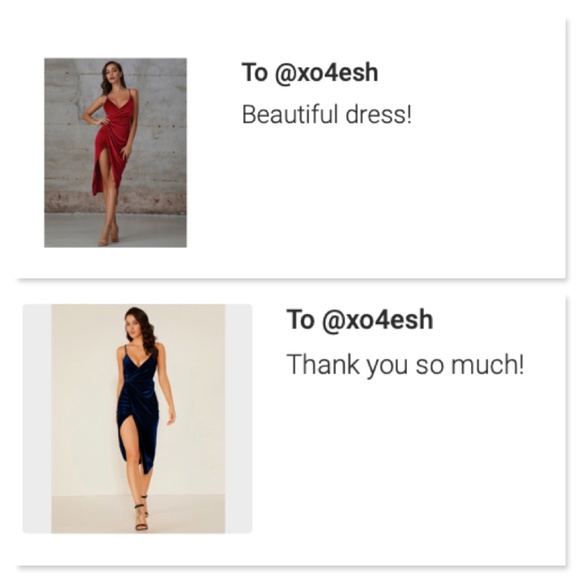 Red Velvet Wrap Cami High Slit Asymmetric Dress - Picture 8 of 13